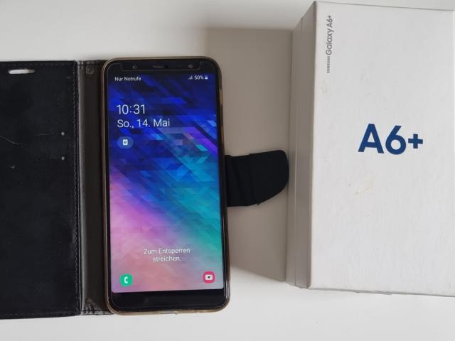 Smartphone Handy Samsung Galaxy A6+ inkl. Orginalkarton - 1