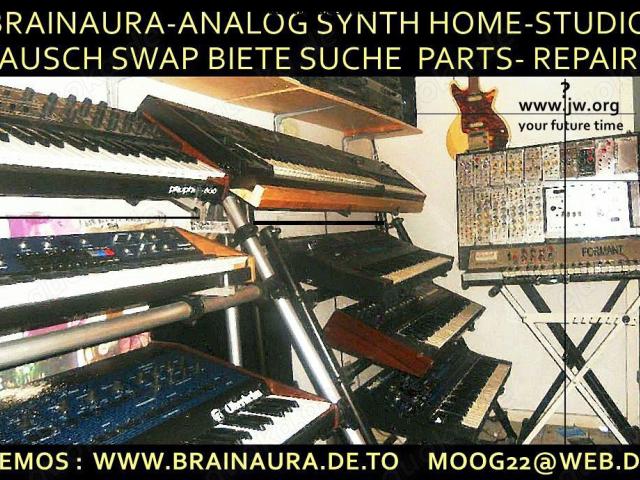 suche Oberheim OBX Fourvoice ua Oldies Moog ARP Sequential Jupiter Chroma Banana Baloran +all+defekt - 1